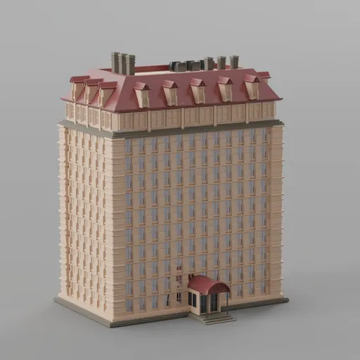 French Style Apartment Building