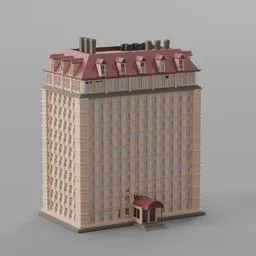 French Style Apartment Building