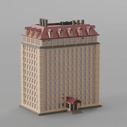 French Style Apartment Building