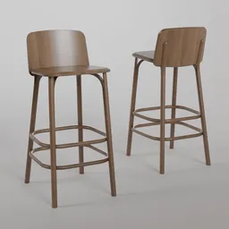 Split Barstool B114