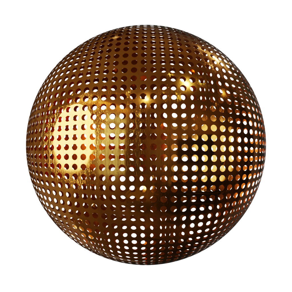 Perforated Metal | FREE metal materials | BlenderKit