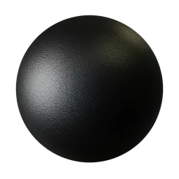 Calfskin Leather Pitch Black