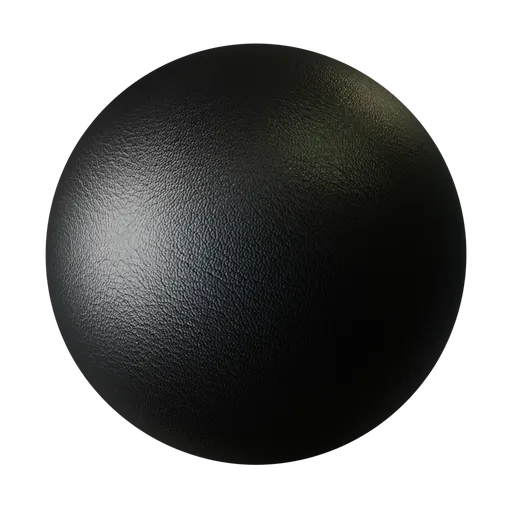 Calfskin Leather Pitch Black