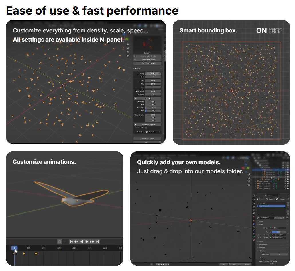 Particles addon | Render add-ons | Blendkit