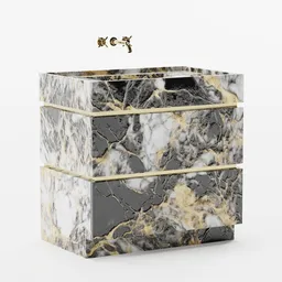 Calacatta Gold Marble Bathroom Counter