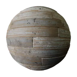 Old White Wood Planks
