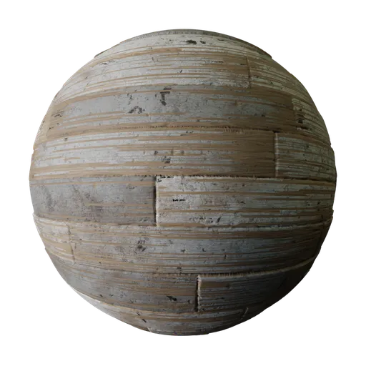 Old White Wood Planks