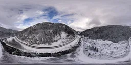 Snow Winter Landscape Overcast