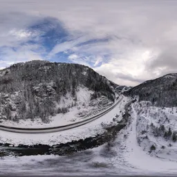 Snow Winter Landscape Overcast