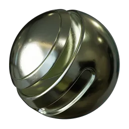 Soft Green Scratched Painted Steel