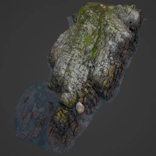 Rugged Rocky Coast Photoscan