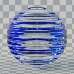 Ribbed Distortion Glass