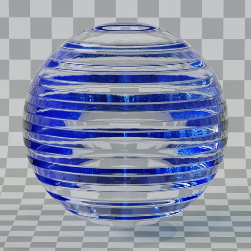 Ribbed Distortion Glass