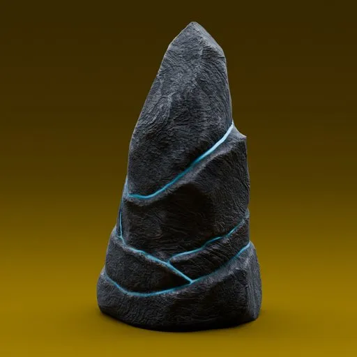 Glowing game rock