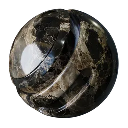 Black Beige Gray Marble
