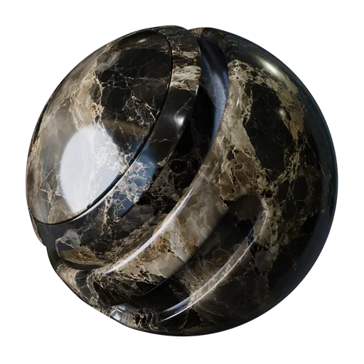Black Beige Gray Marble