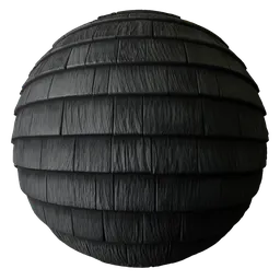 Shingle Roof Tiles Dark