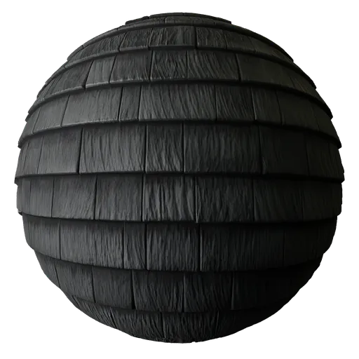 Shingle Roof Tiles Dark