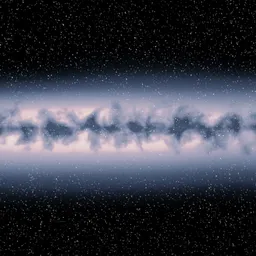 Milky Way with Stars