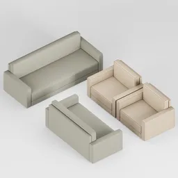 Modular Resizable Sofa Armchair