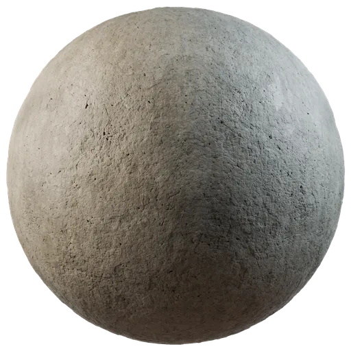 High-resolution PBR concrete texture for 3D modeling, adding depth to architectural visuals, and enhancing virtual interior designs.