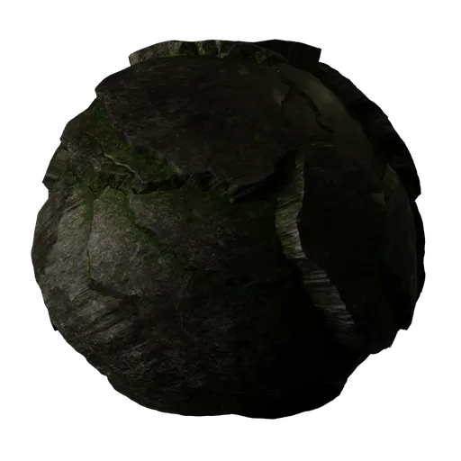 Stylized Rock Black