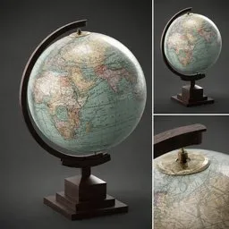 Vintage World Globe