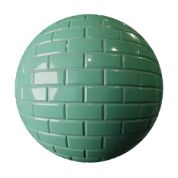 Metro Aqua Gloss Bevelled Subway Tile