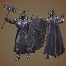 DarkKnight Warlord bl-gameready