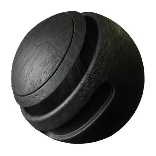 Black Painted Plaster