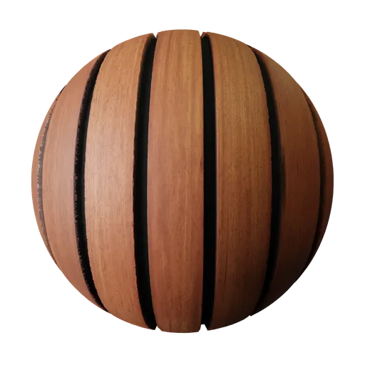 High-quality 2K PBR wooden planks texture with realistic displacement for Blender 3D and other applications.