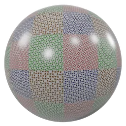 Multi colour sharp  tile