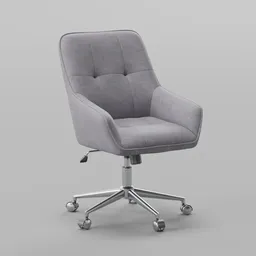 Upholstered Fabric Office Chair