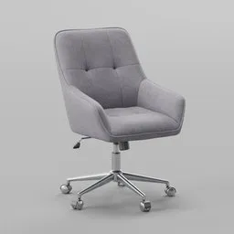 Upholstered Fabric Office Chair
