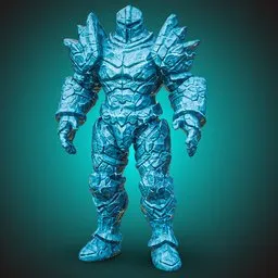 Ice giant Rigged Game Ready