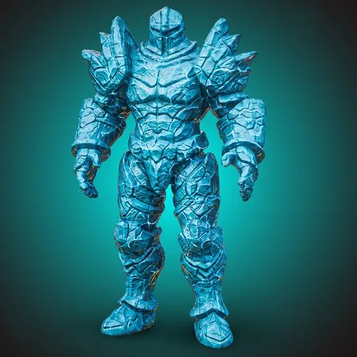 Ice giant Rigged Game Ready