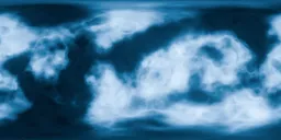 Blue Nebula in Deep Dark Space