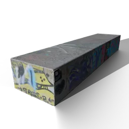 Concrete Park Bench Block