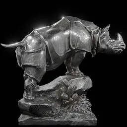 statue of Steel Alfred Jacquemart