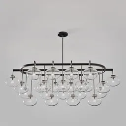 Industrial modern ceiling light