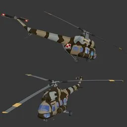 Helicopter Mil Mi2 Hoplite