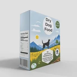 Dry Dog Food Box