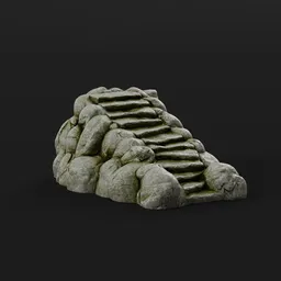 Stone Steps Rocks Grey