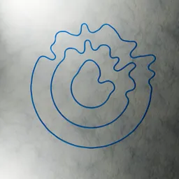 Organic Line Contour  Geometry Pattern