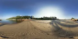 The beach at sunset 30k