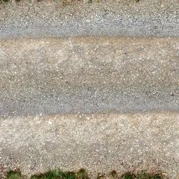 Detailed 3D model of a country road texture, optimized for Blender with high-resolution 8K assets for realistic cityscape renderings.