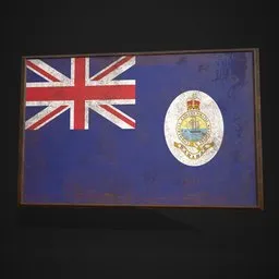 Bahamas Flag Picture Frame