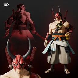 Ronin Character Animated