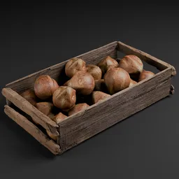 MK-Wooden Veggie & Fruit Crate-006