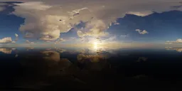 Dramatic Colorful Sunset Sky